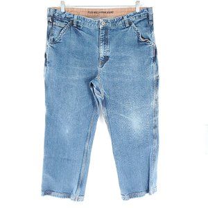 Duluth Trading Co Men Jean Flex Ballroom Cotton Straight Blue Size 42x30 (38x26)